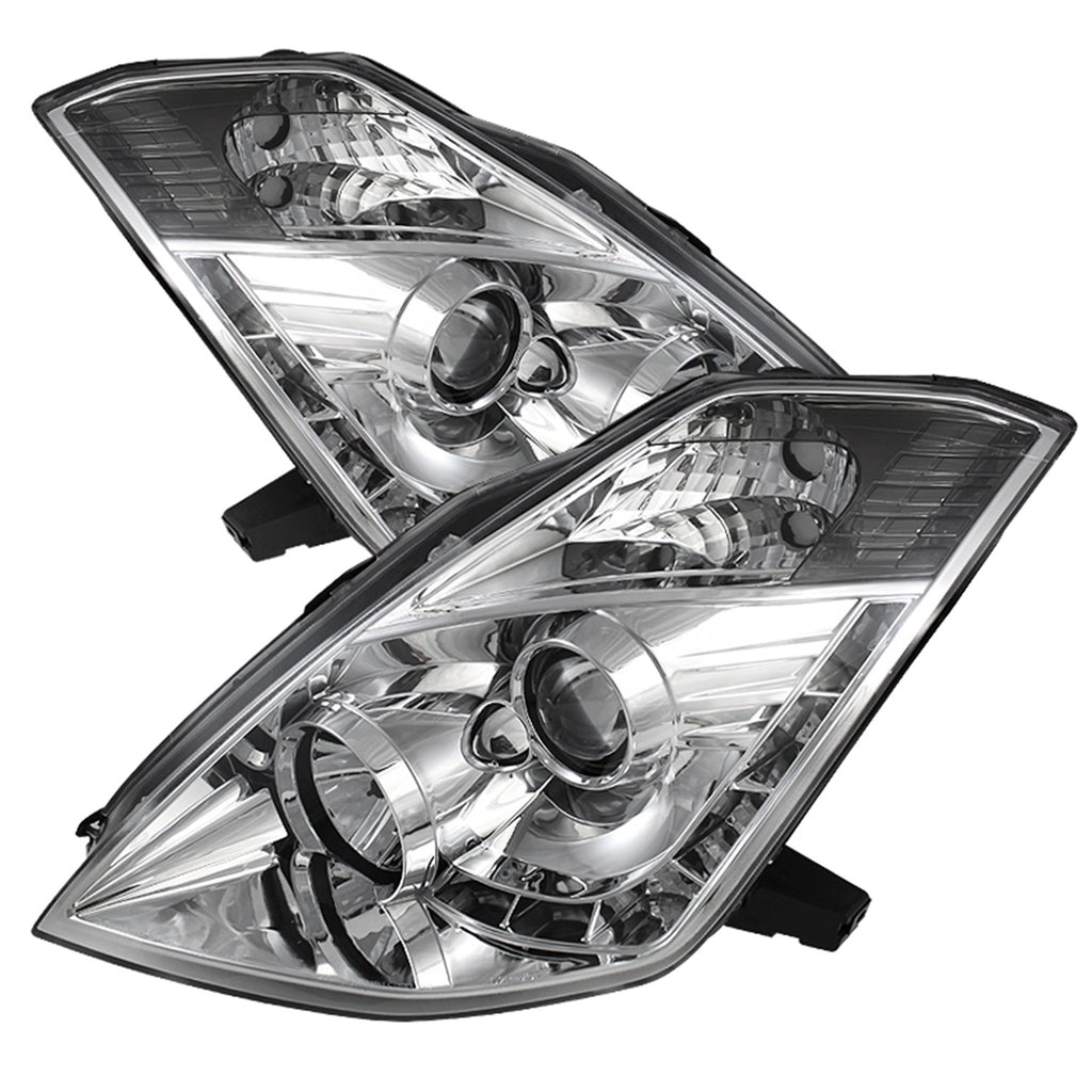 Spyder Auto 5042309 DRL LED Projector Headlights Fits 06-08 350Z
