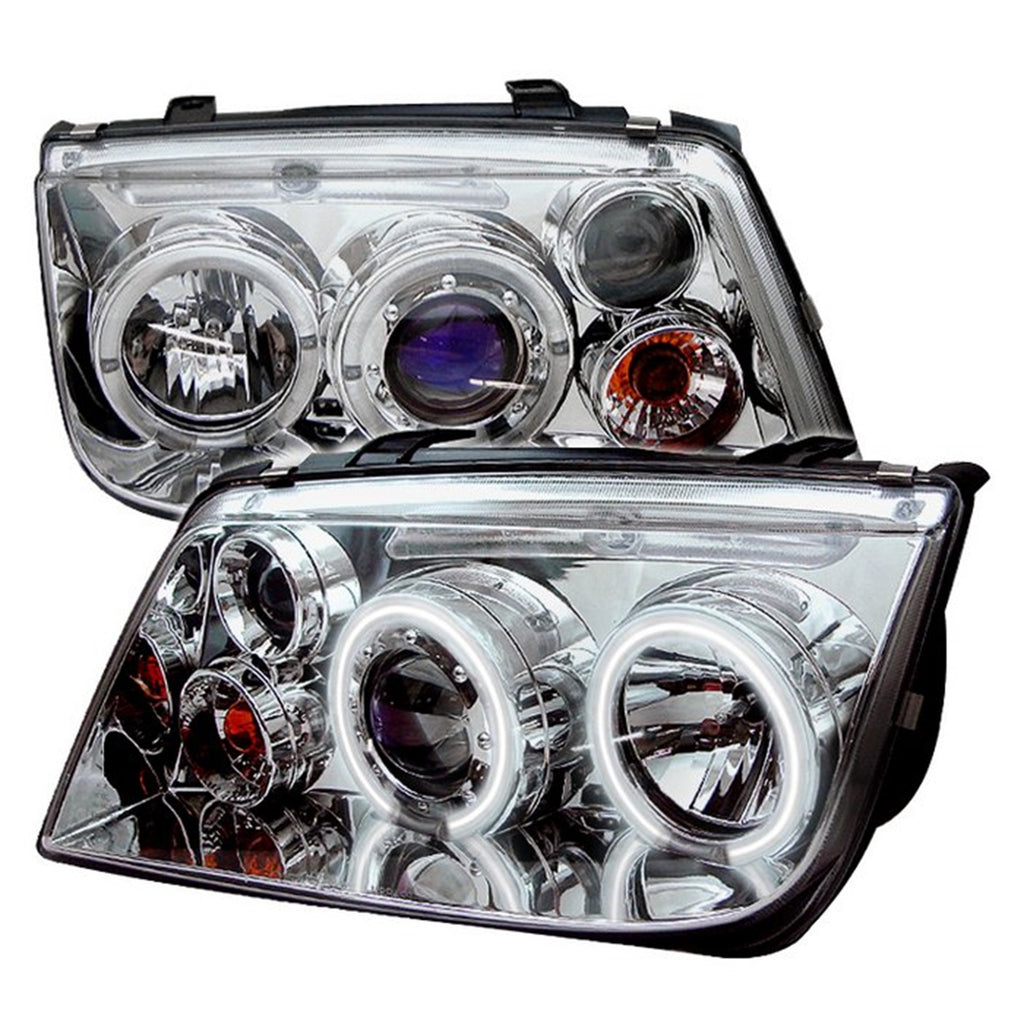 Spyder Auto 5012227 CCFL LED Projector Headlights Fits 99-05 Jetta