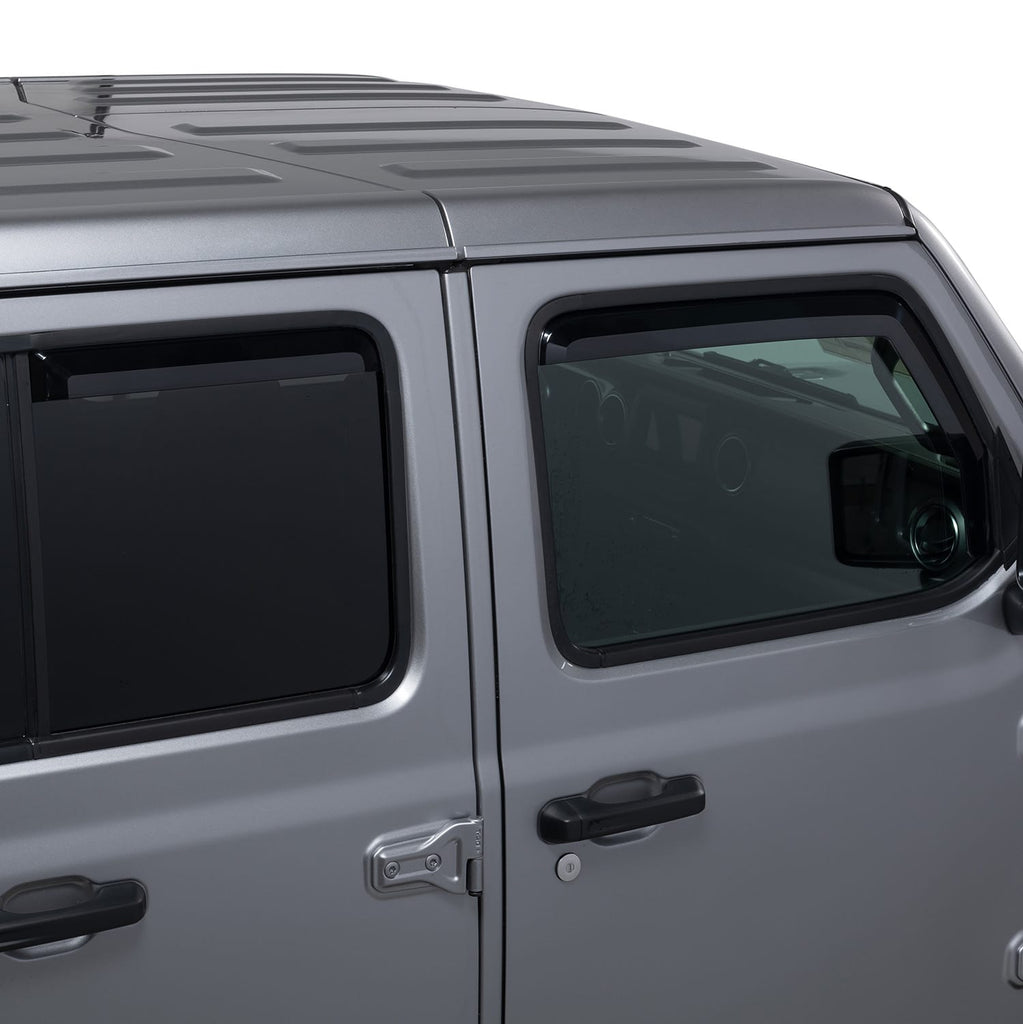 Putco 580221 Element Tinted Window Visor Tape On Fits Gladiator Wrangler (JL)