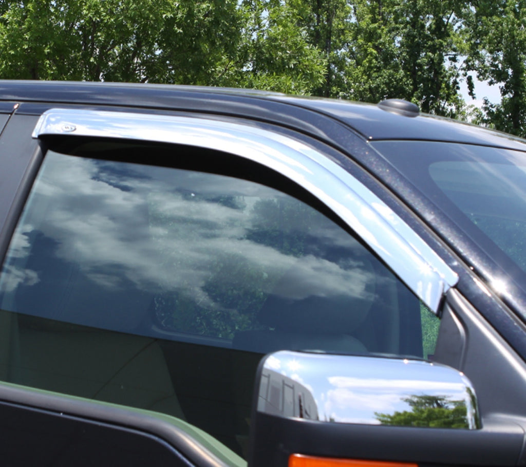 Auto Ventshade 682503 Chrome Ventvisor Deflector 2 pc.