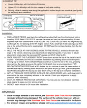 Load image into Gallery viewer, WS60184 Polished Window Sill Trim 4Pc Fits 20-24 Silverado HD Crew Cab