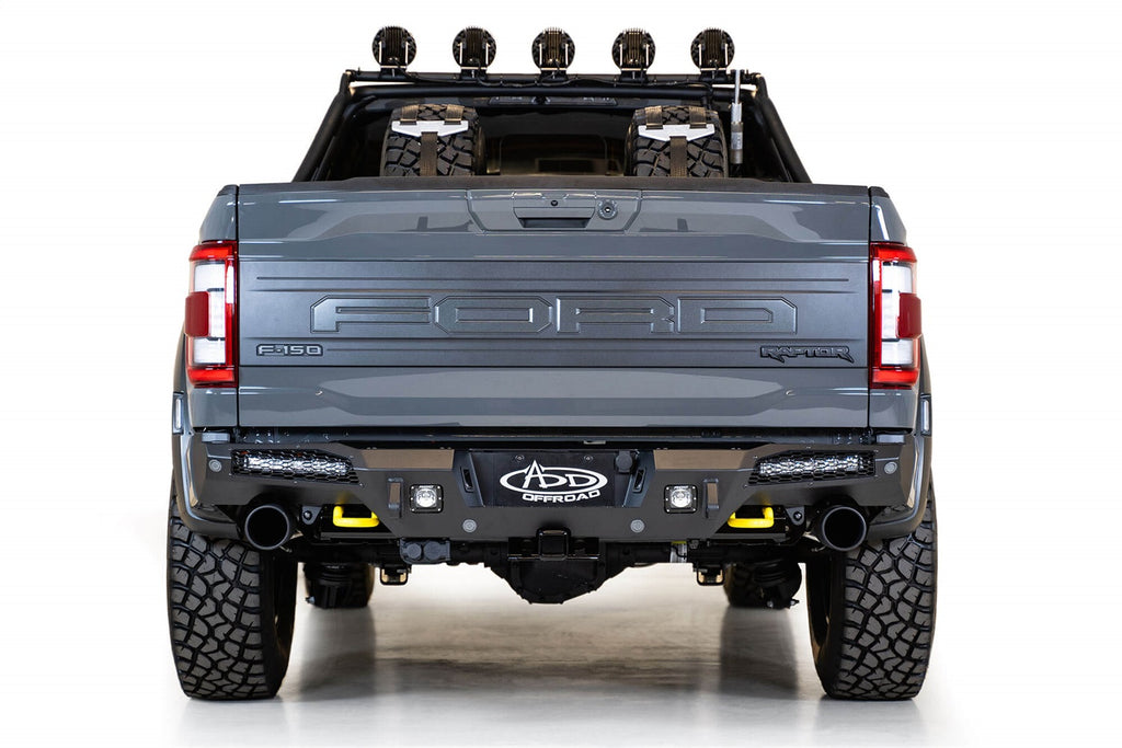 Addictive Desert Designs R210151430103 HoneyBadger Rear Bumper Fits 21-23 F-150