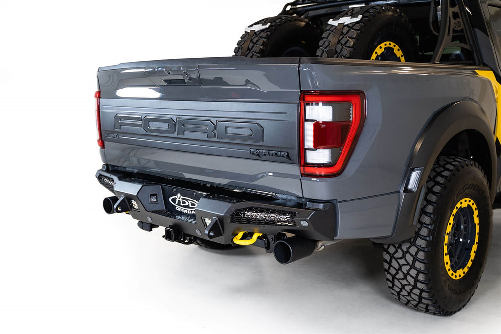 Addictive Desert Designs R210151430103 HoneyBadger Rear Bumper Fits 21-23 F-150