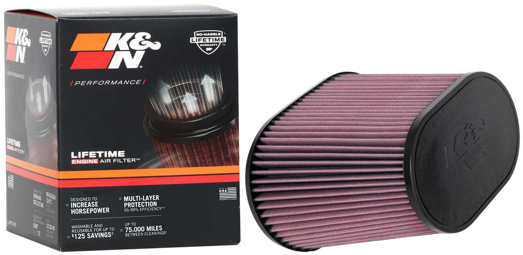 K&N Filters RE-1040 Universal Clamp On Air Filter