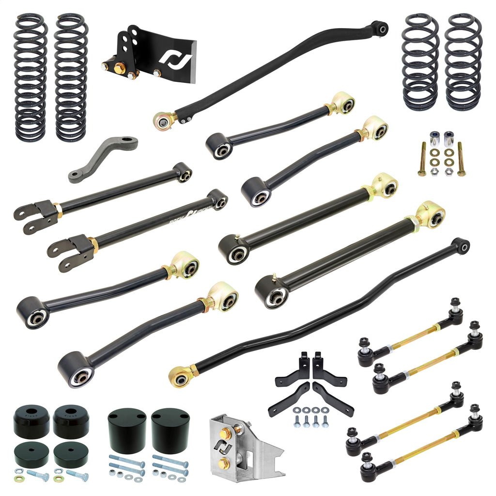 RockJock RJ-JK2DR1-101 Johnny Joint Suspension Lift Kit Fits Wrangler (JK)