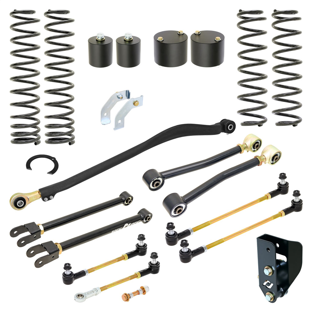 RockJock RJ-JL4XE0-101 Johnny Joint Suspension Lift Kit Fits Wrangler (JL)