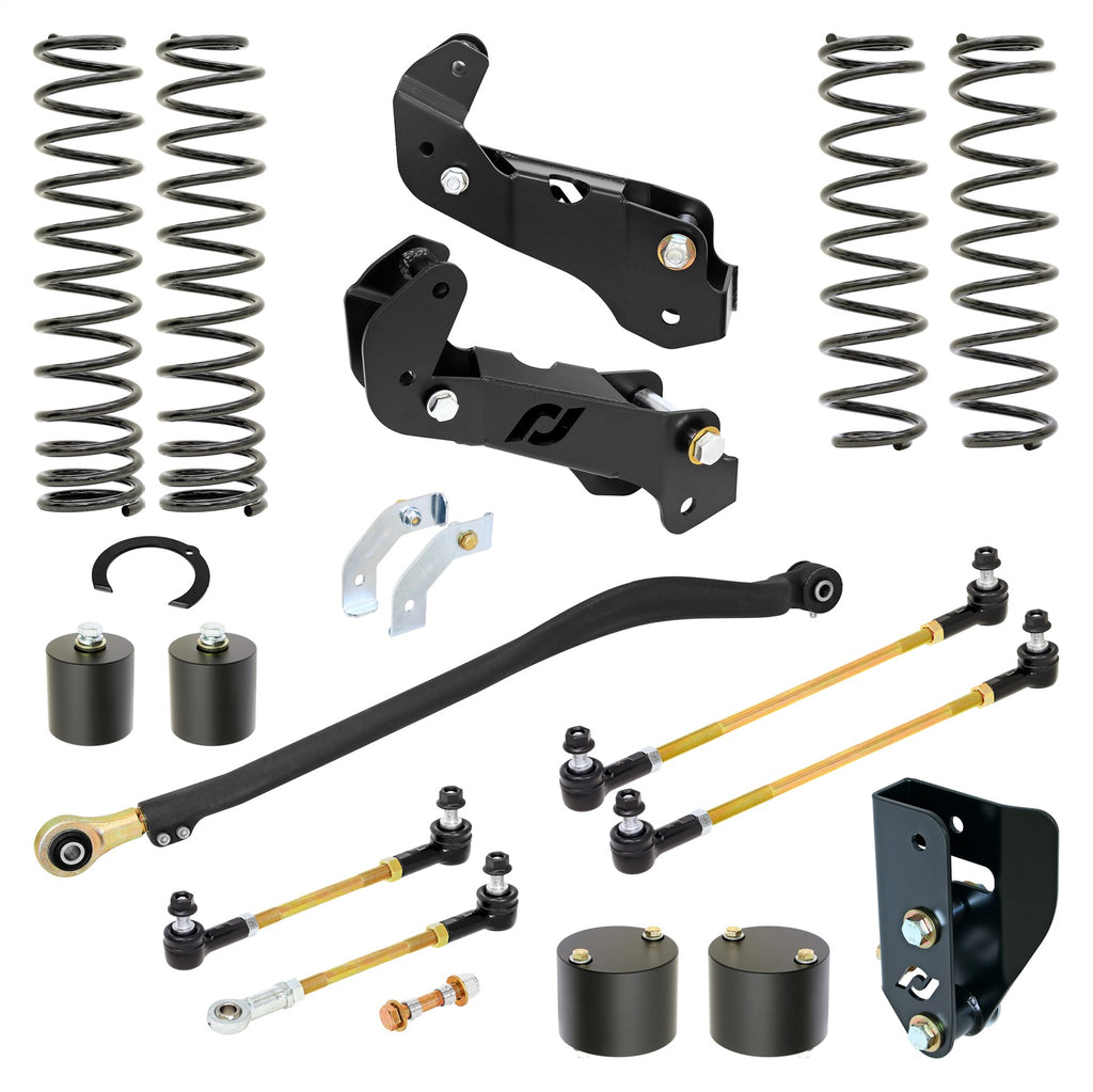 RockJock RJ-JL4XE0-103 Suspension Lift Kit Fits 21-24 Wrangler (JL)