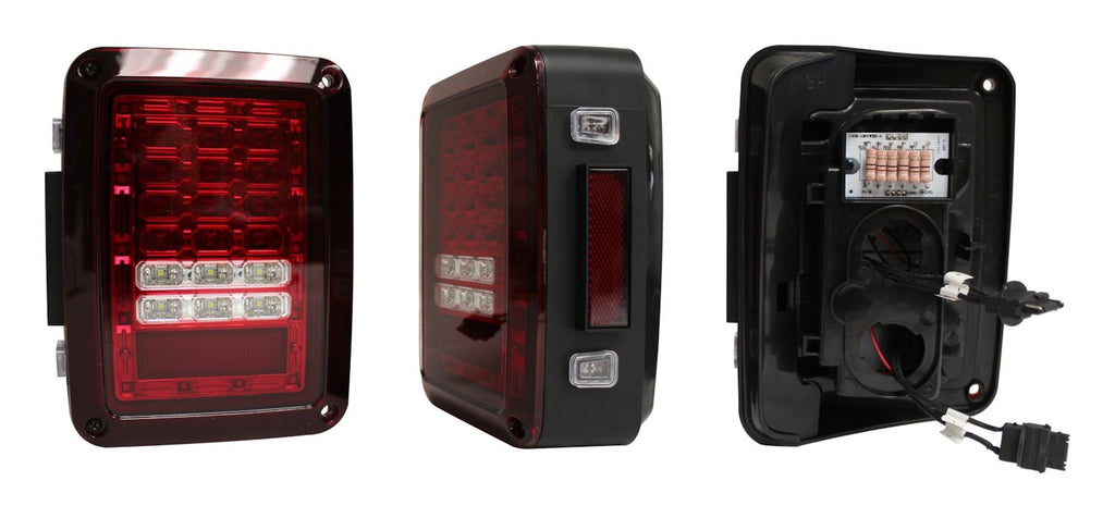 RT Off-Road RT28081 Plastic Black LED Tail Light Set