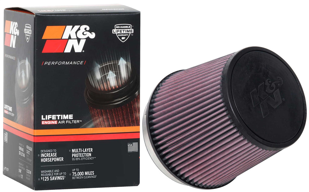 K&N Filters RU-1014 Universal Clamp On Air Filter