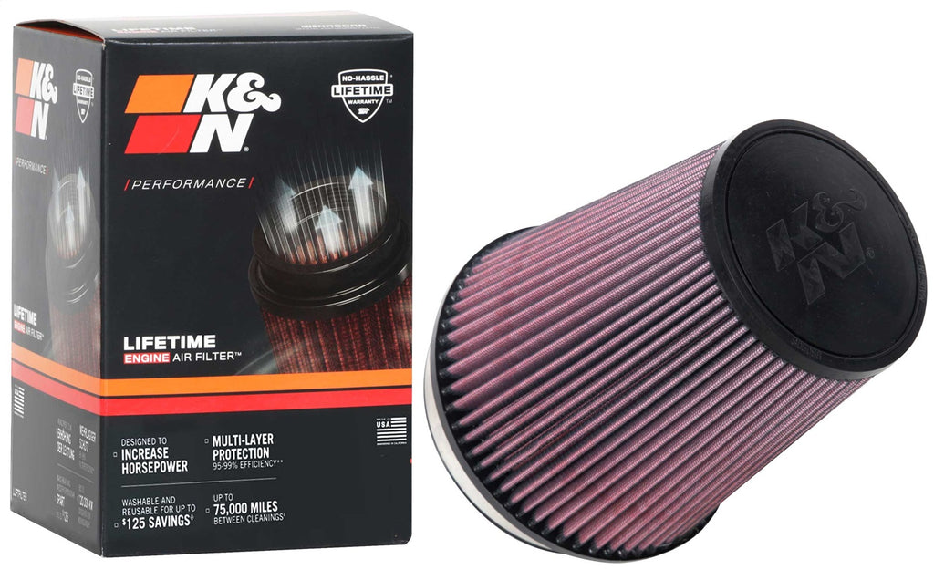 K&N Filters RU-1020 Universal Clamp On Air Filter