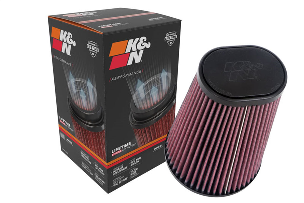 K&N Filters RU-1021 Universal Clamp On Air Filter