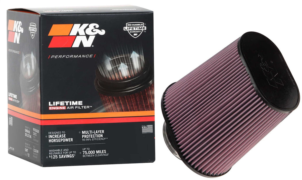 K&N Filters RU-1024 Universal Clamp On Air Filter