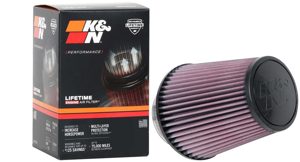 K&N Filters RU-1032 Universal Clamp On Air Filter