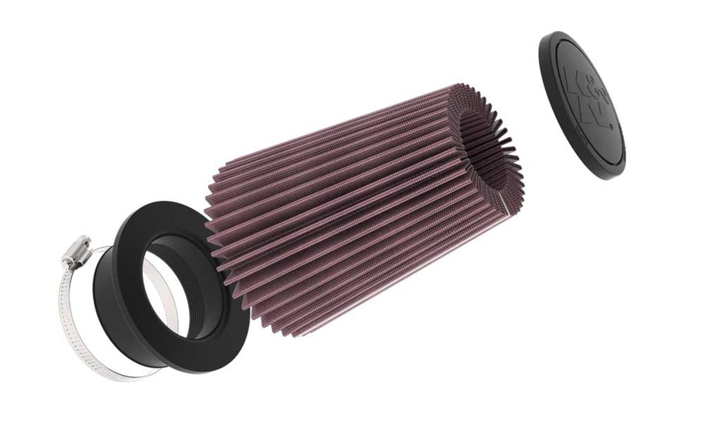 K&N Filters RU-1046 Universal Clamp On Air Filter