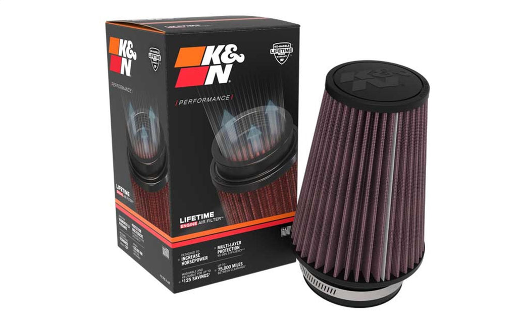 K&N Filters RU-1046 Universal Clamp On Air Filter