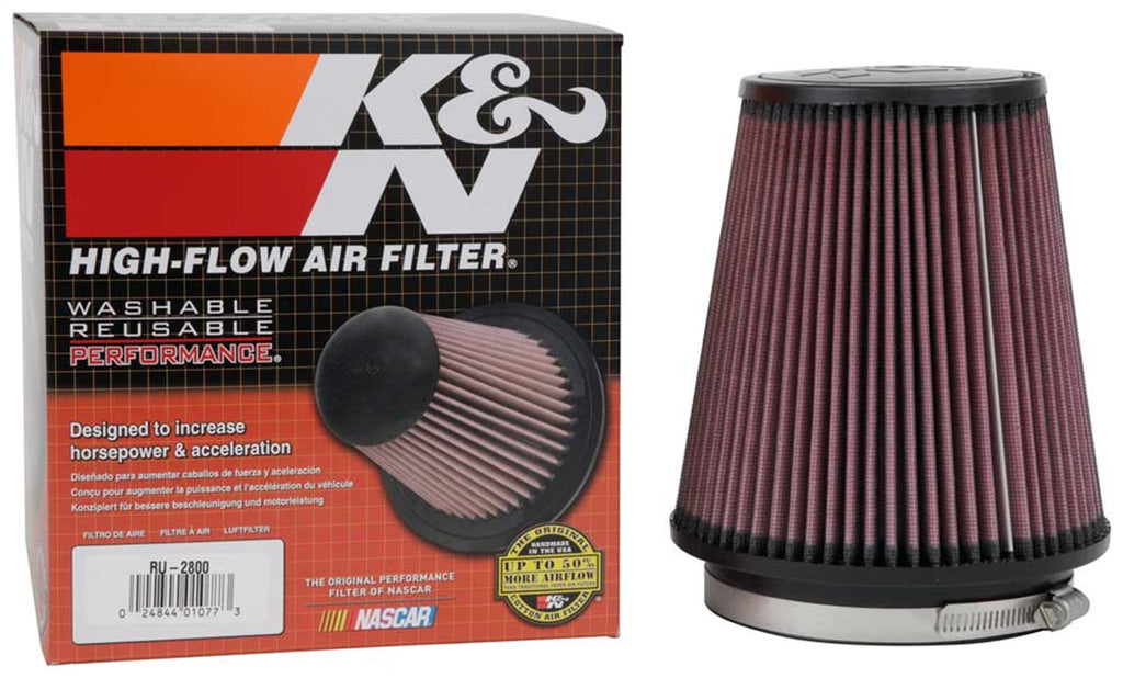K&N Filters RU-2800 Universal Air Cleaner Assembly