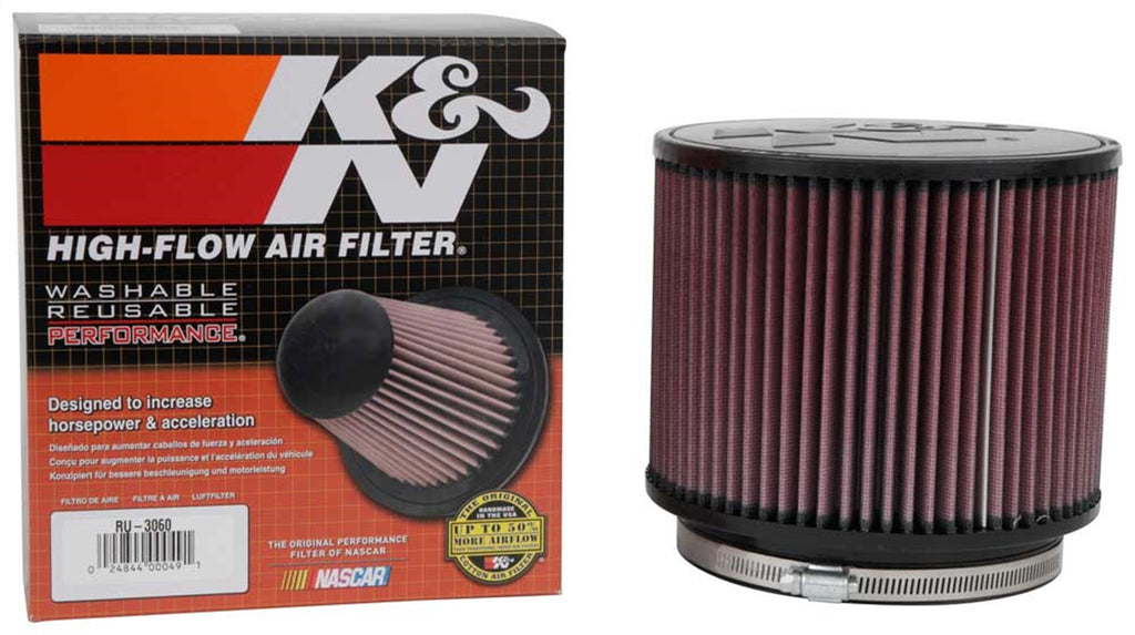 K&N Filters RU-3060 Universal Air Cleaner Assembly
