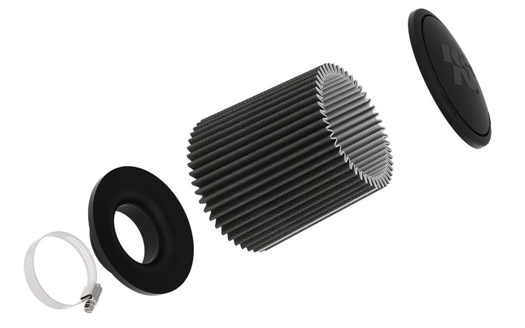 K&N Filters RU-3109HBK Universal Clamp On Air Filter