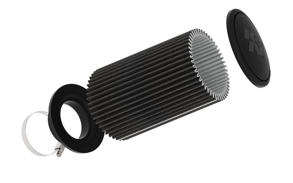 K&N Filters RU-3111HBK Universal Clamp On Air Filter