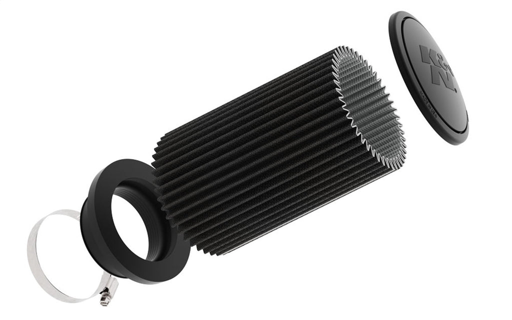 K&N Filters RU-3112HBK Universal Clamp On Air Filter