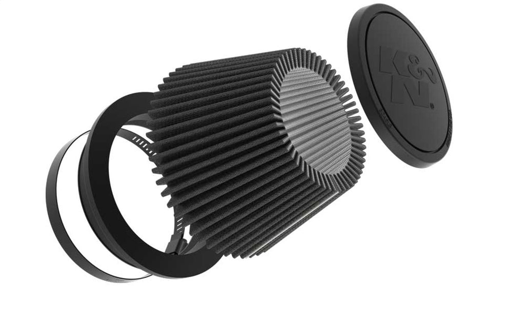 K&N Filters RU-3120HBK Universal Clamp On Air Filter