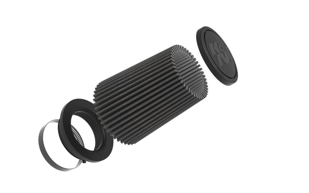 K&N Filters RU-3121HBK Universal Clamp On Air Filter