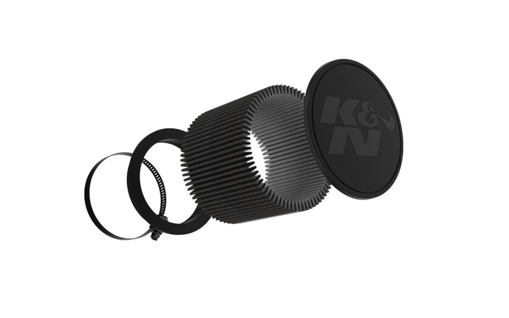 K&N Filters RU-3123HBK Universal Clamp On Air Filter