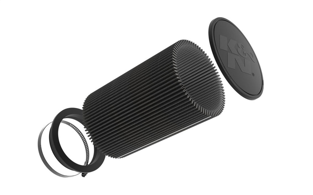 K&N Filters RU-3124HBK Universal Clamp On Air Filter
