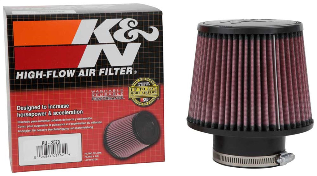 K&N Filters RU-3570 Universal Air Cleaner Assembly