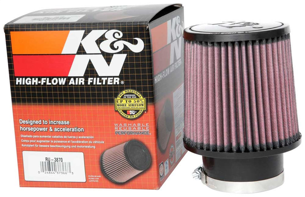 K&N Filters RU-3870 Universal Clamp On Air Filter