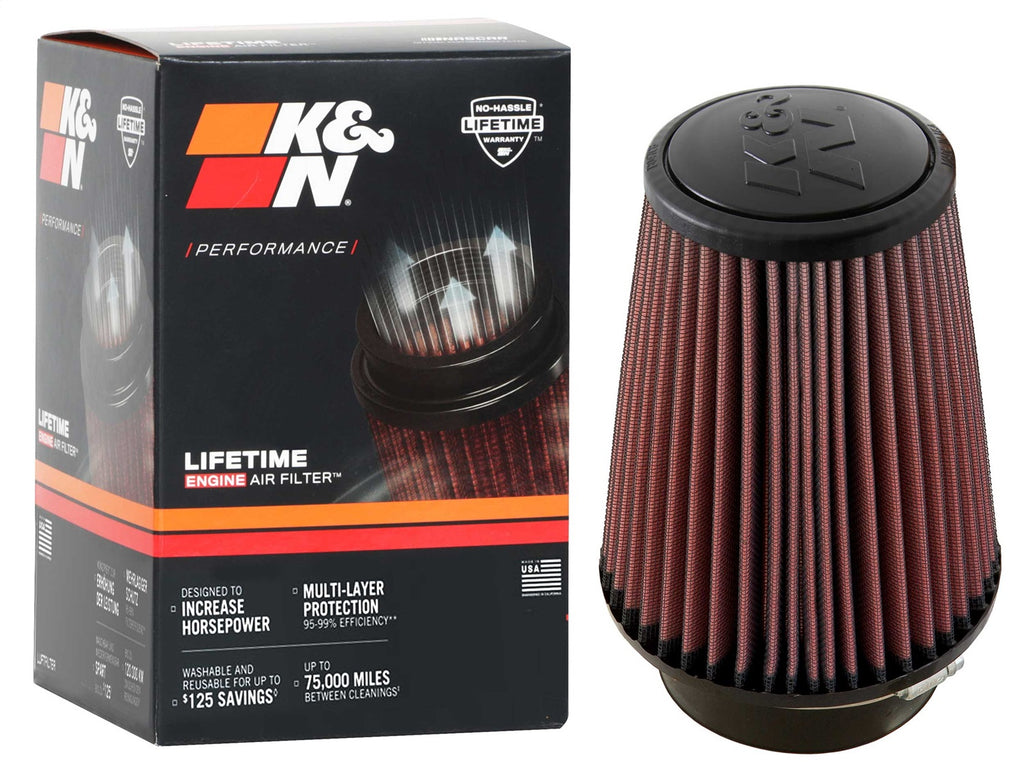 K&N Filters RU-4680 Universal Clamp On Air Filter
