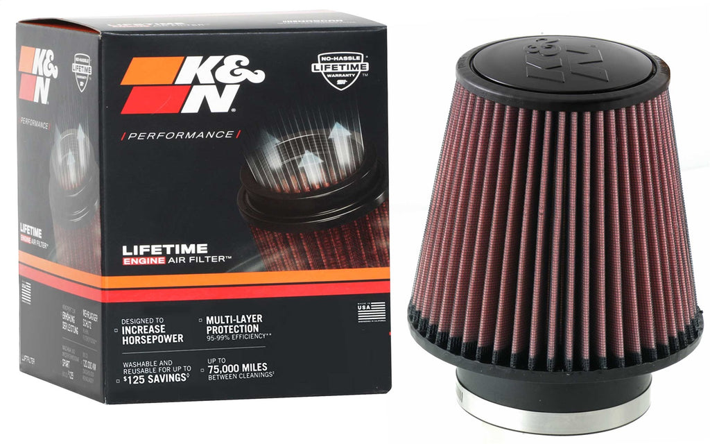 K&N Filters RU-5060 Universal Clamp On Air Filter