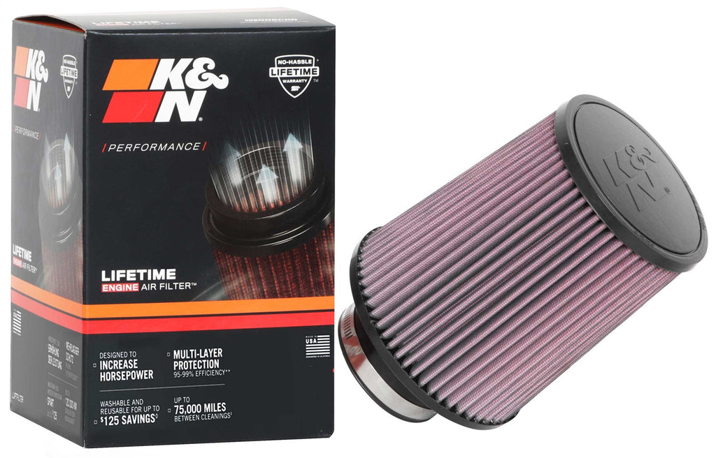 K&N Filters RU-5100 Universal Clamp On Air Filter