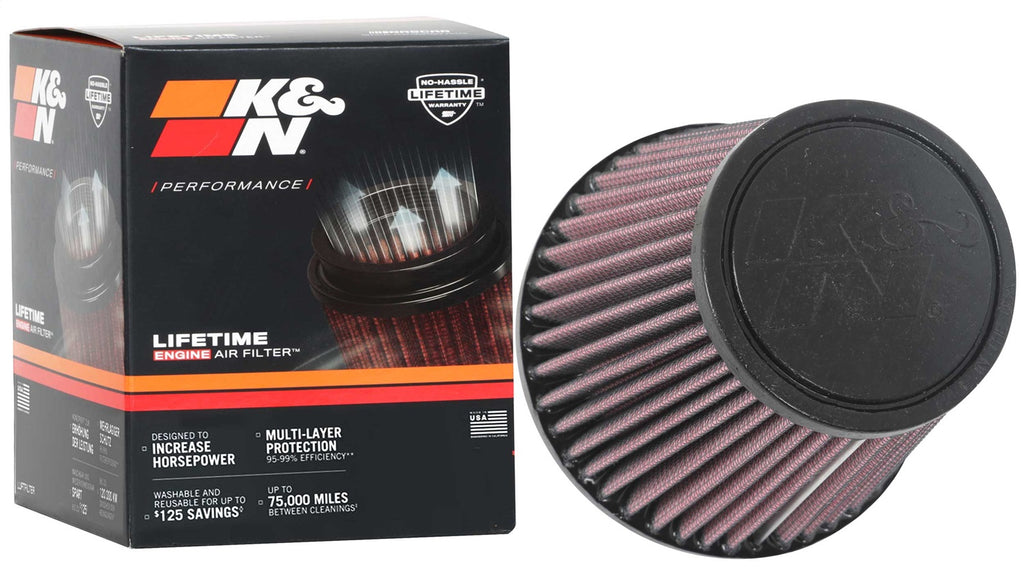 K&N Filters RU-5135 Universal Clamp On Air Filter