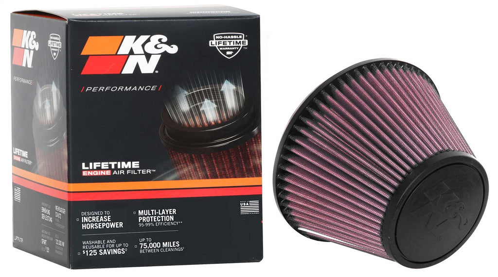 K&N Filters RU-5138 Universal Clamp On Air Filter