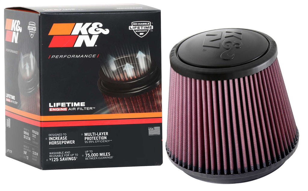 K&N Filters RU-5173 Universal Clamp On Air Filter
