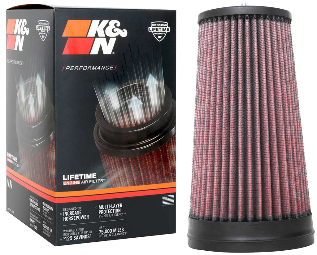 K&N Filters RU-5291 Universal Clamp On Air Filter