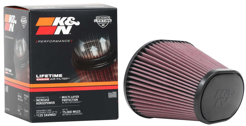 K&N Filters RU-70031 Universal Clamp On Air Filter