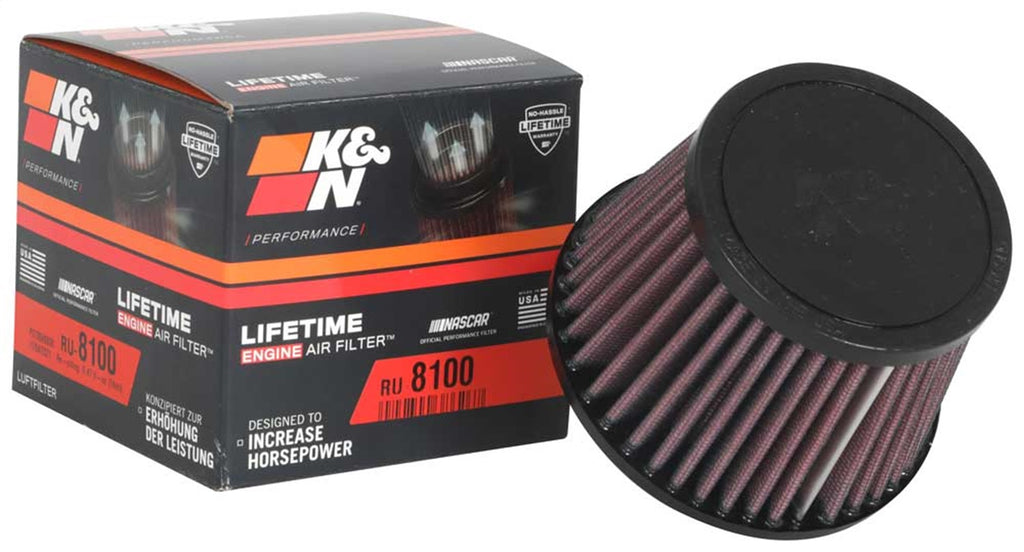 K&N Filters RU-8100 Universal Clamp On Air Filter