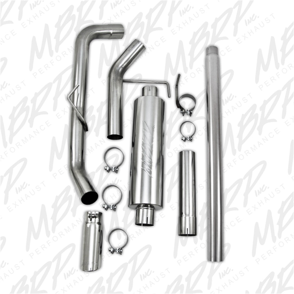 MBRP Exhaust S5200304 Pro Series Cat Back Exhaust System Fits 04-08 F-150
