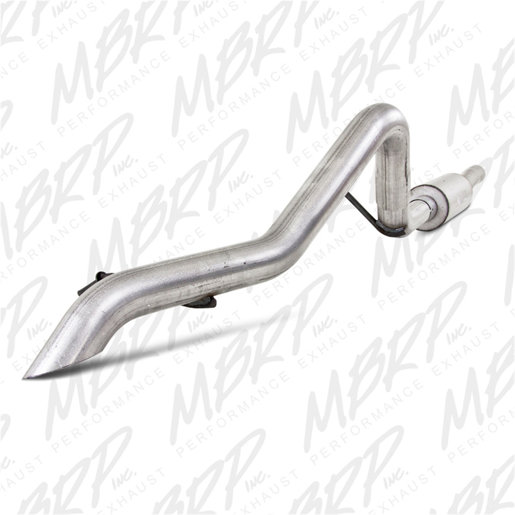 MBRP Exhaust S5518AL Installer Series Cat Back Exhaust System Fits Wrangler (JK)