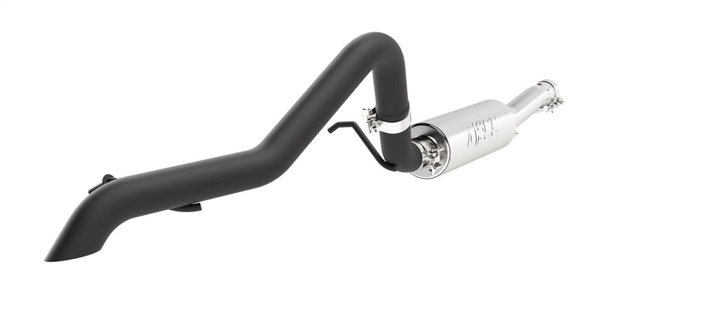 MBRP Exhaust S5518BLK Black Series Cat Back Exhaust System Fits Wrangler (JK)