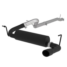 Load image into Gallery viewer, MBRP Exhaust S5526BLK Armor BLK Cat Back Exhaust System Fits 07-18 Wrangler (JK)