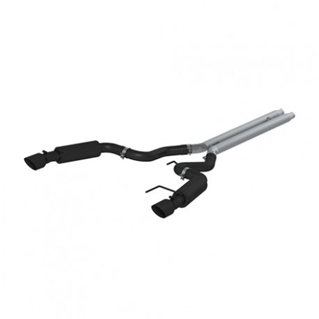 MBRP Exhaust S7241BLK Black Series Cat Back Exhaust System Fits 15-17 Mustang