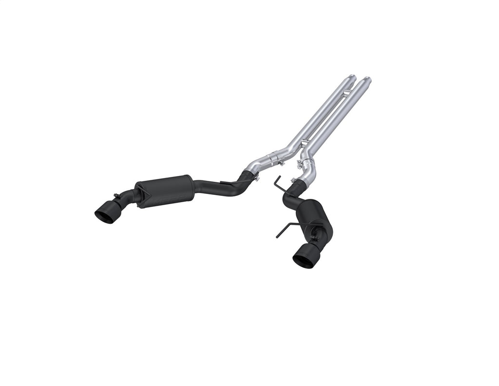 MBRP Exhaust S7277BLK Armor BLK Cat Back Exhaust System Fits 15-17 Mustang