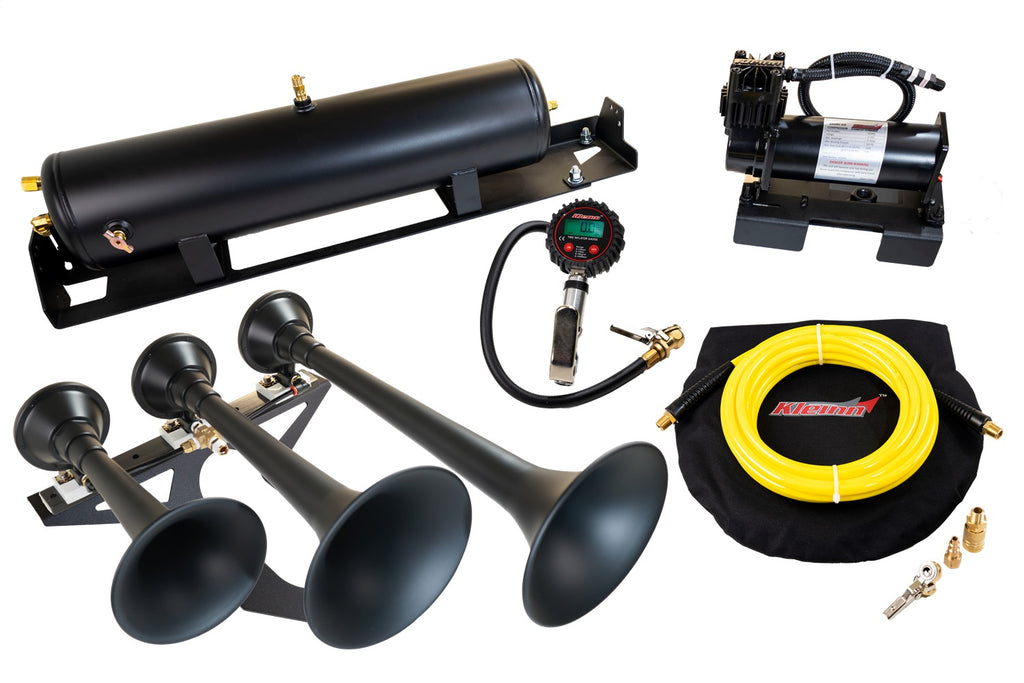 Kleinn Automotive Air Horns SDKIT17-230STL Onboard Air System w/Horns