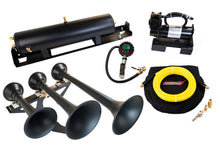 Load image into Gallery viewer, Kleinn Automotive Air Horns SDKIT17-734STL Onboard Air System w/Horns