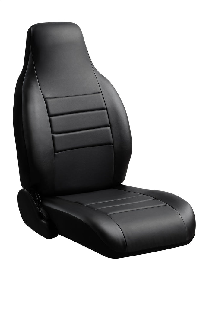 Fia SL63-2 BLK/BLK LeatherLite Universal Fit Seat Cover