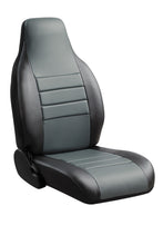 Load image into Gallery viewer, Fia SL63-2 GRAY LeatherLite Universal Fit Seat Cover