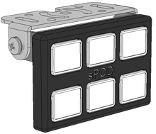 Load image into Gallery viewer, sPOD SLM6UNI36 SourceLT w Mini6 for Universal w 36 in. Battery CablesS